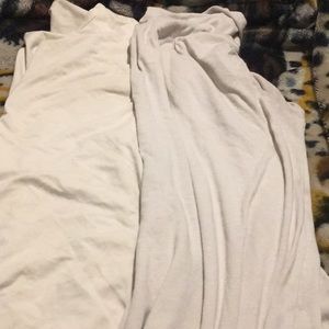 White tees both worn 2-3 times